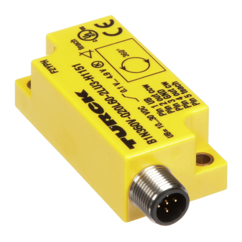 turck B1N360V-Q20L60-2LU3-H1151/3GD quick start guide