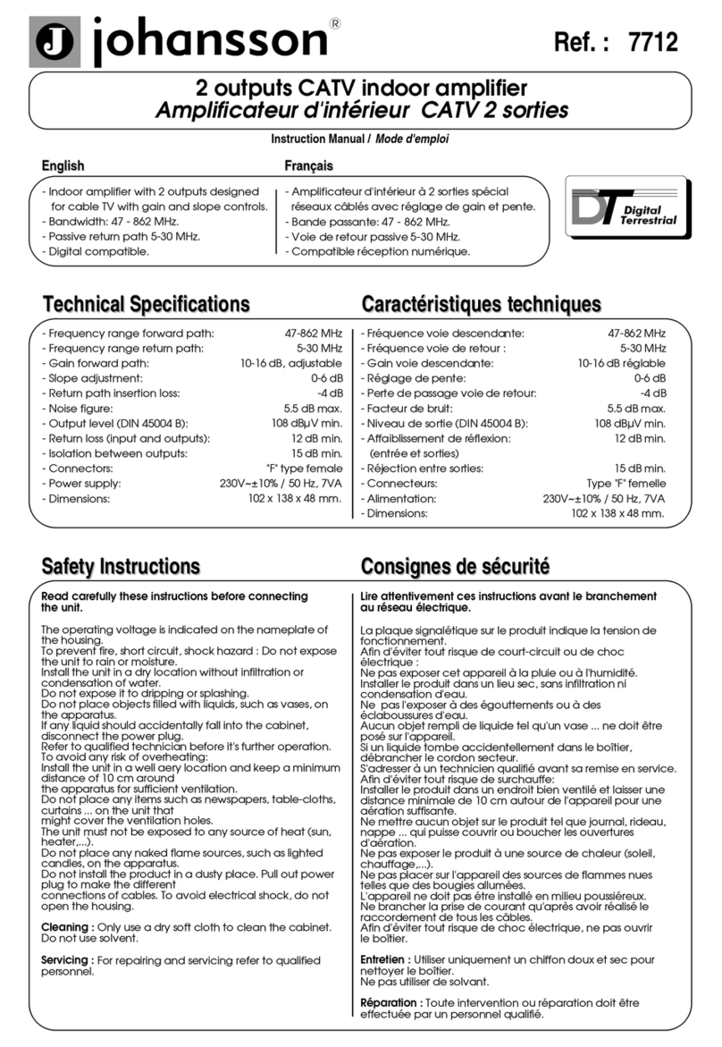 Johansson 7712 instruction manual