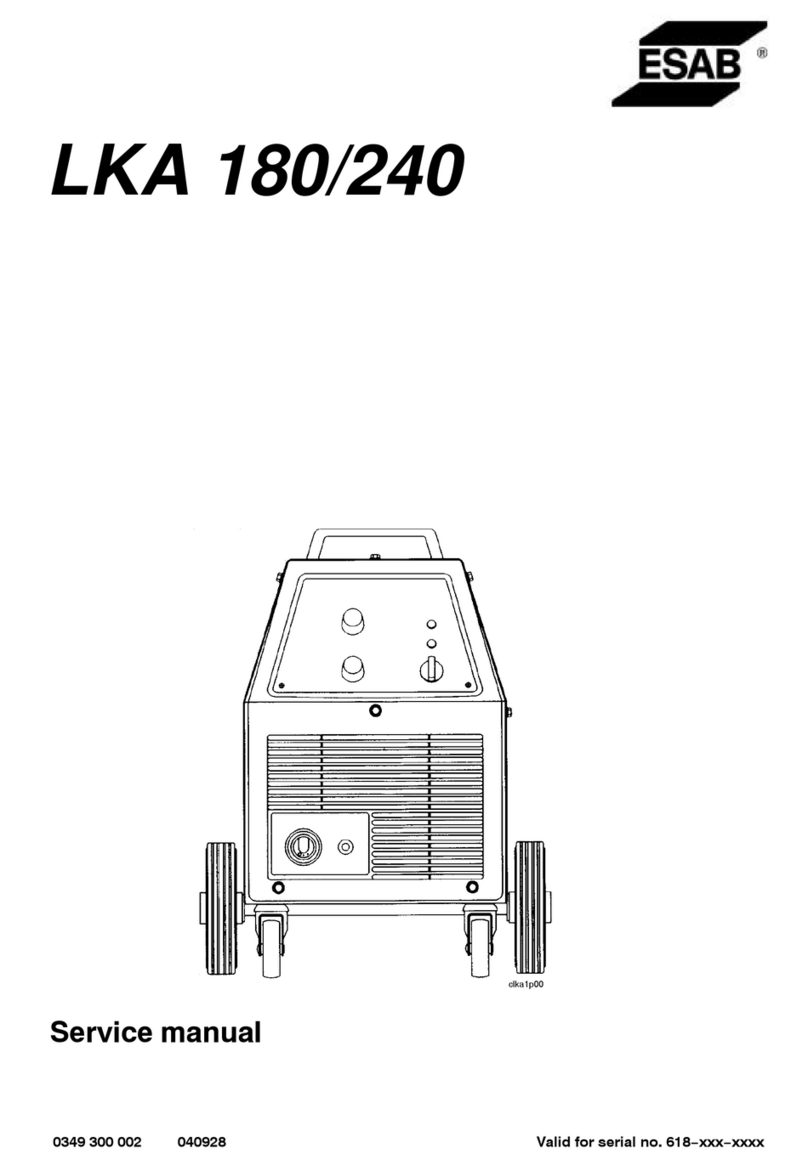 ESAB LKA 180 Service manual