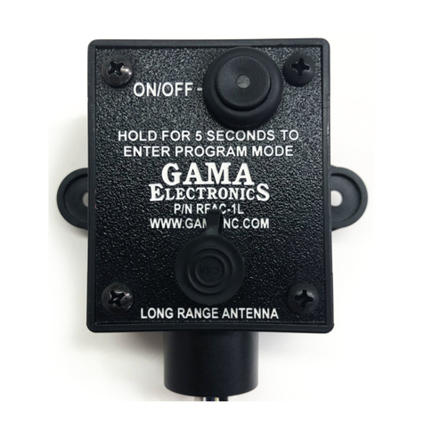 GAMA Electronics RFAC-1L User manual