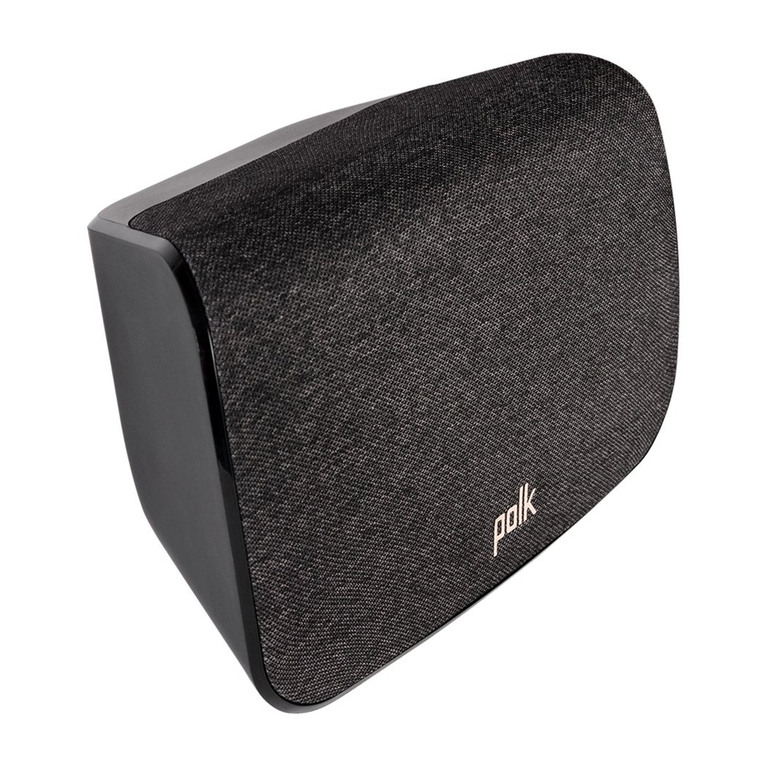 Polk Mono SR2 User manual