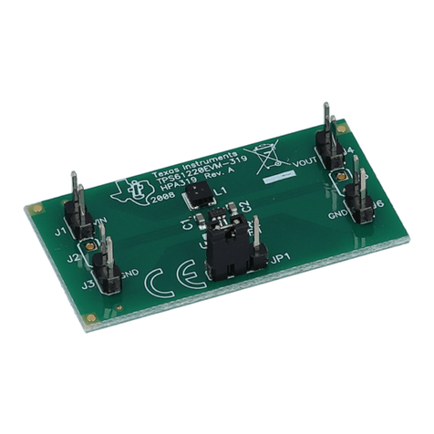 Texas Instruments TPS61220EVM-319 User manual