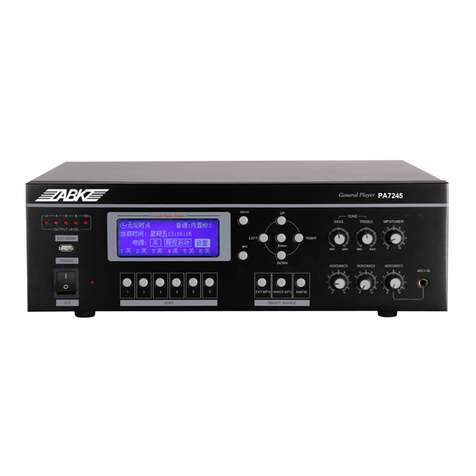 ABK PA7212 user manual