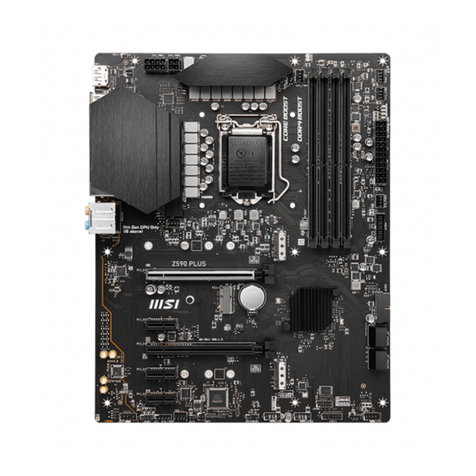 MSI Z590-S01 User manual