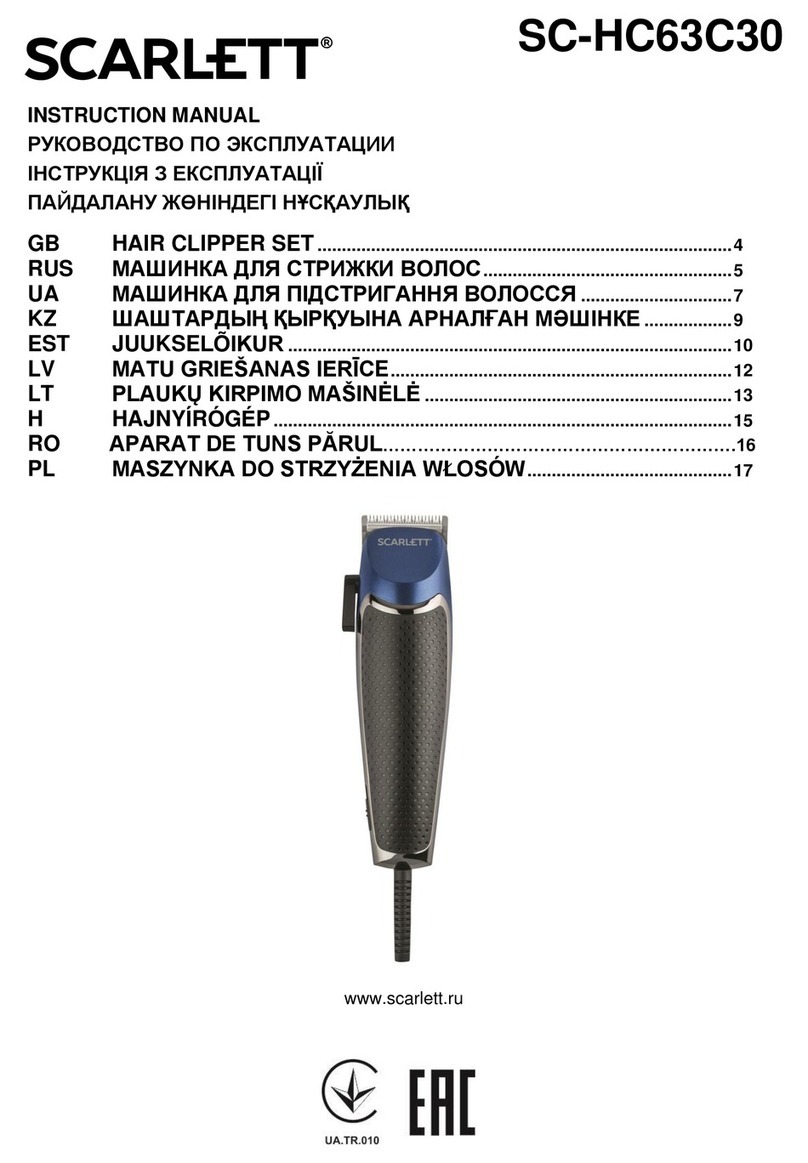Scarlett SC-HC63C30 User manual