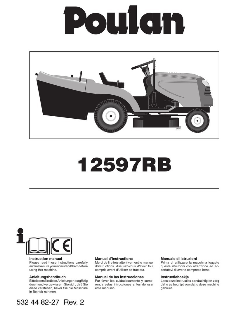 Jonsered Poulan 12597RB instruction manual
