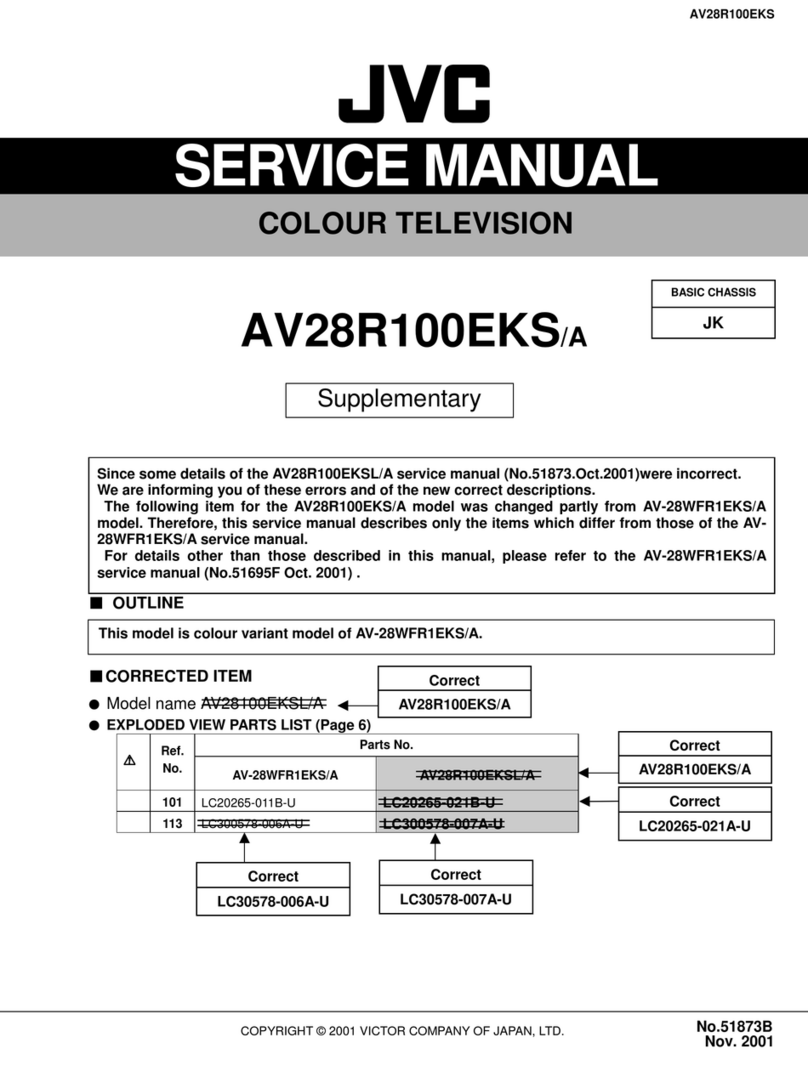 JVC AV28R100EKS User manual