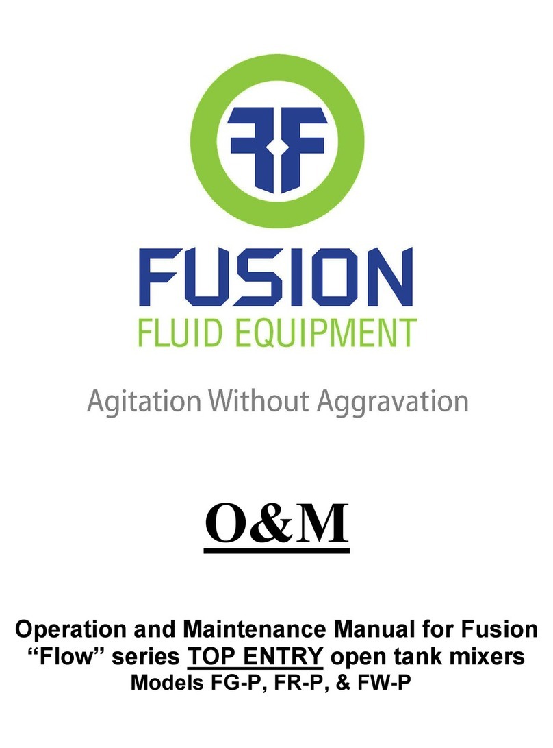 Fusion Flow FG-P Operation and maintenance manual