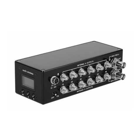 audiowireless DADM226 Quick setup guide