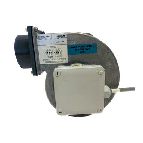 Ebmpapst G2D160-AF02-01 User manual