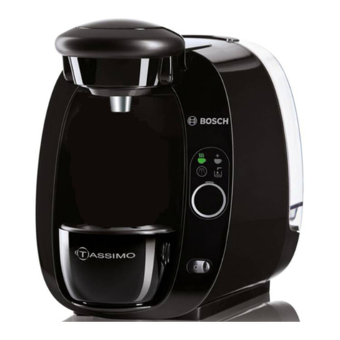 Bosch Tassimo TAS 20**UC User manual