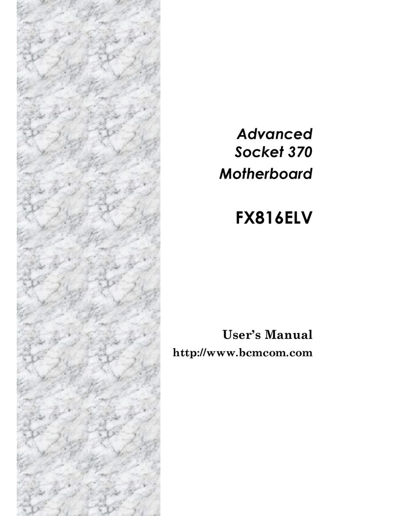BCM Advanced Research Advanced Socket 370 user manual