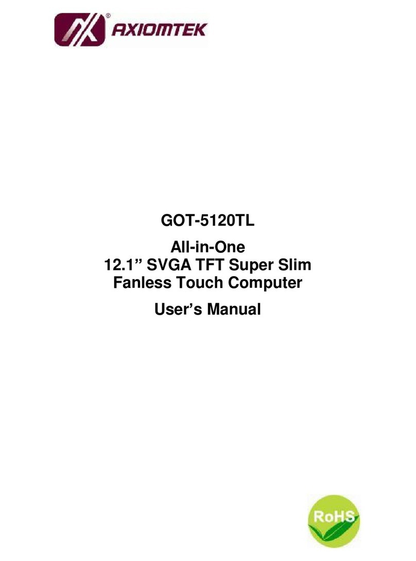 AXIOMTEK GOT-5120TL User manual AXIOMTEK GOT-5120TL User manual