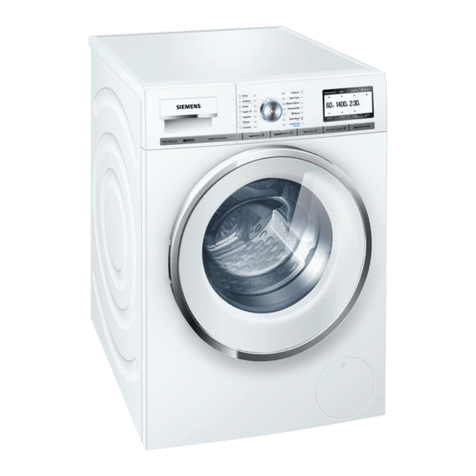 Siemens WM14Y791EU Specification sheet