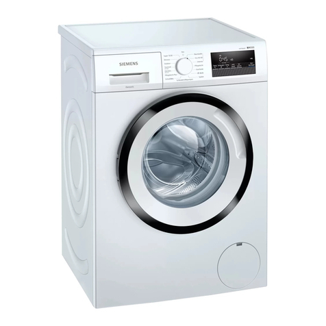 Siemens WM14N122 User manual