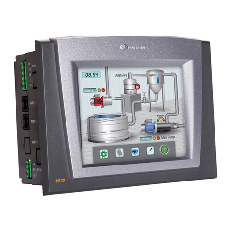 Unitronics Vision OPLC VV570-57-T20B-J quick start guide