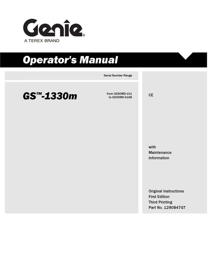 Terex Genie GS30MD-101 User manual Terex Genie GS30MD-101 User manual