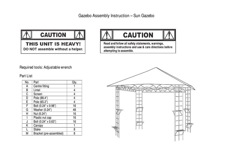 Sunjoy GZ-002P-WI User manual