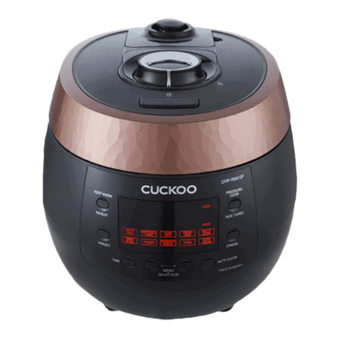 Cuckoo CRP-R06 TOOL Fuzzy Series User manual