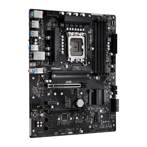 ASROCK H670 PG Riptide User manual