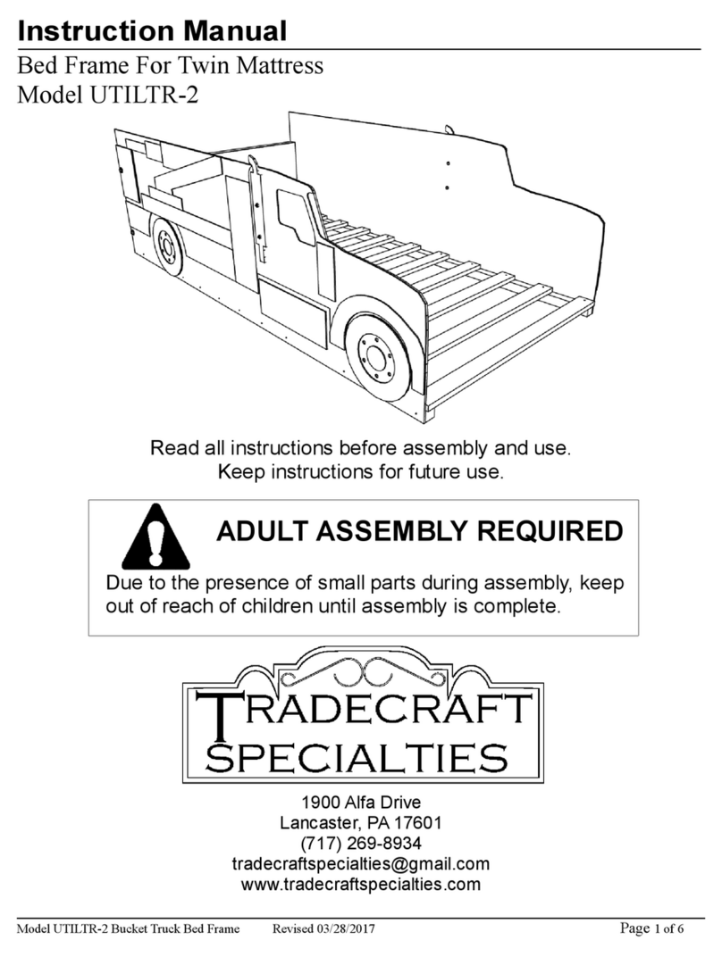 Tradecraft Specialties UTILTR-2 instruction manual Tradecraft Specialties UTILTR-2 instruction manual