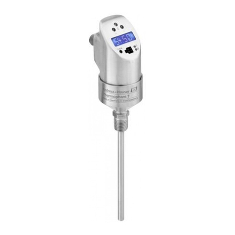 Endress+Hauser Thermophant T TTR31 User manual Endress+Hauser Thermophant T TTR31 User manual