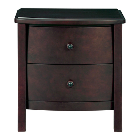 Simmons Juvenile Furniture Madisson Nightstand Assembly instructions Simmons Juvenile Furniture Madisson Nightstand Assembly instructions