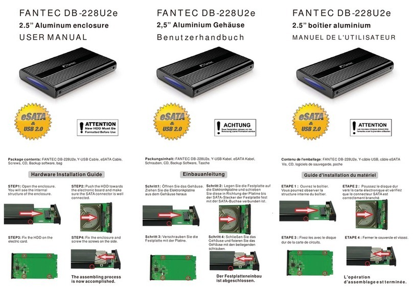 Fantec DB-228U2e User manual