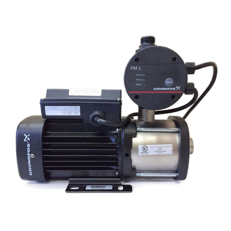 Grundfos CM Booster PM1 User manual
