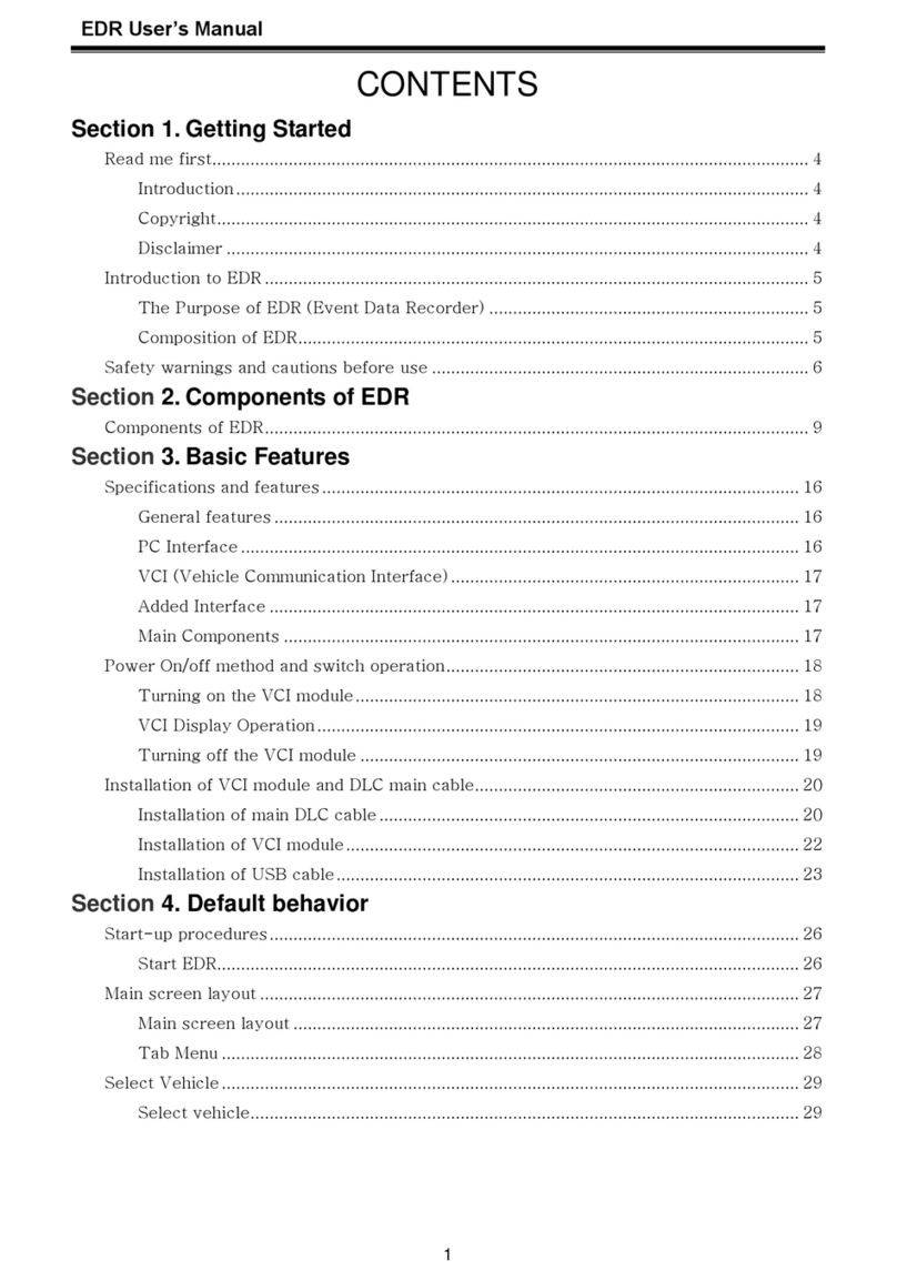 GIT EDR G1ZHDDM001 user manual