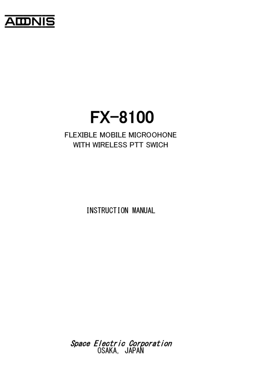 Adonis FX-8100 instruction manual