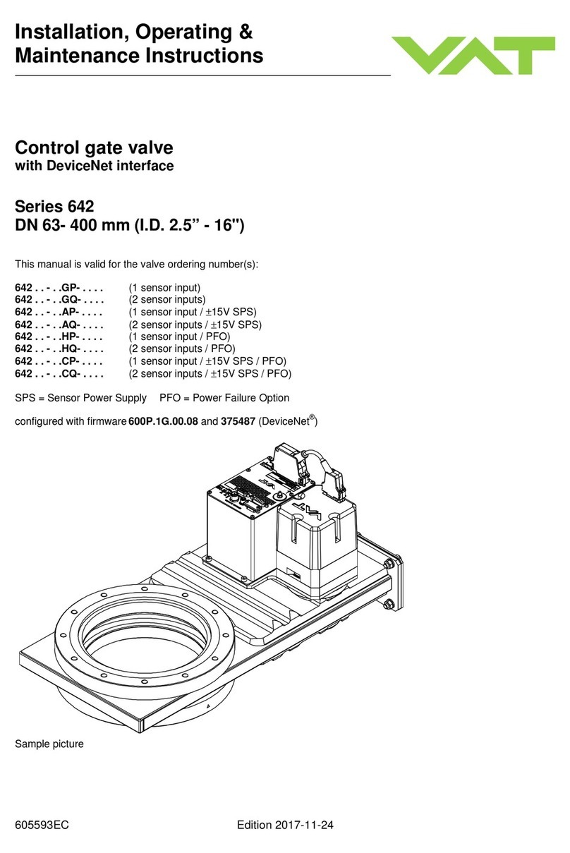 VAT 642 GP Series Assembly instructions