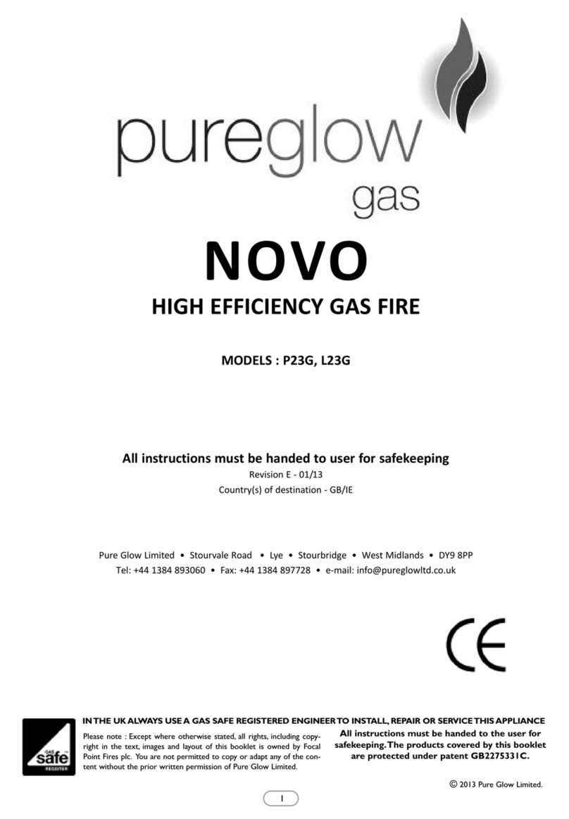 Pure Glow NOVO L23G installation instructions Pure Glow NOVO L23G installation instructions