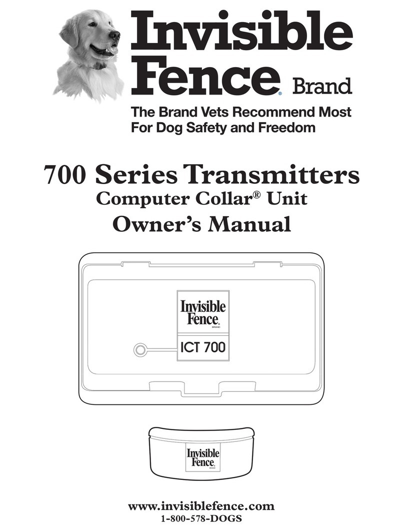 INVISIBLE FENCE ICT 700 owner's manual