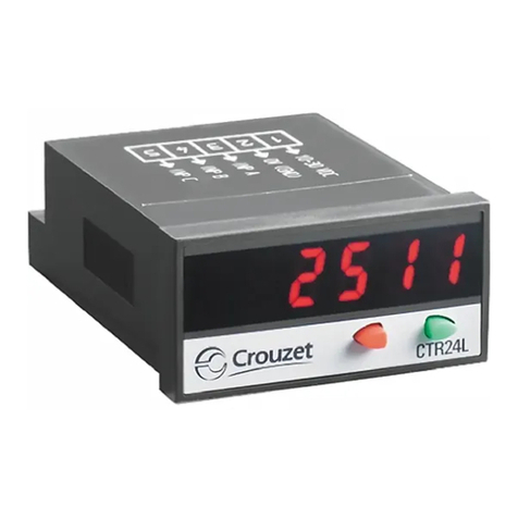 Crouzet CTR24L-2512 operating instructions