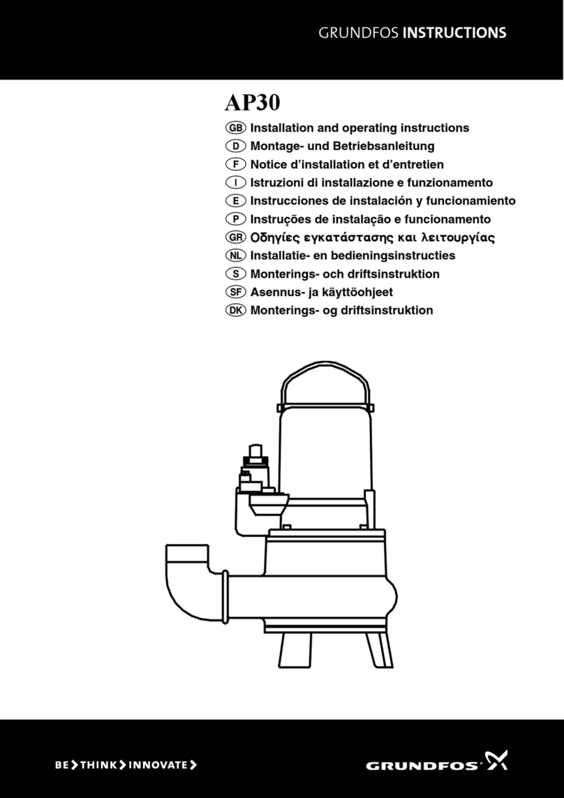 Grundfos AP30 User manual