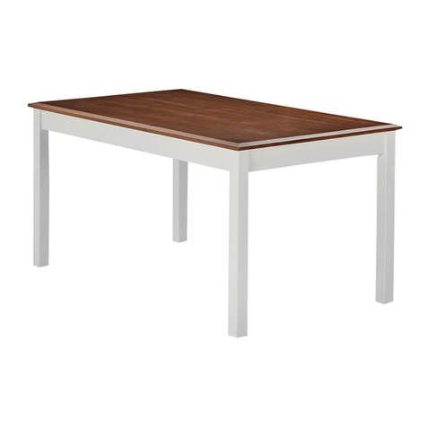 fantastic furniture Torkay Table D6 manual