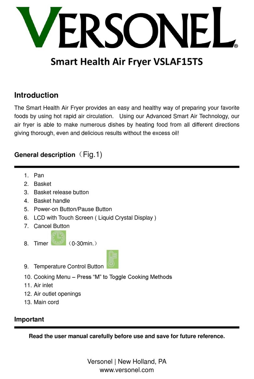 Versonel VSLAF15TS User manual