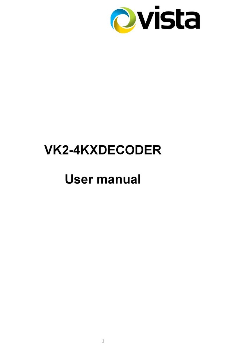 Vista VK2-4KXDECODER user manual