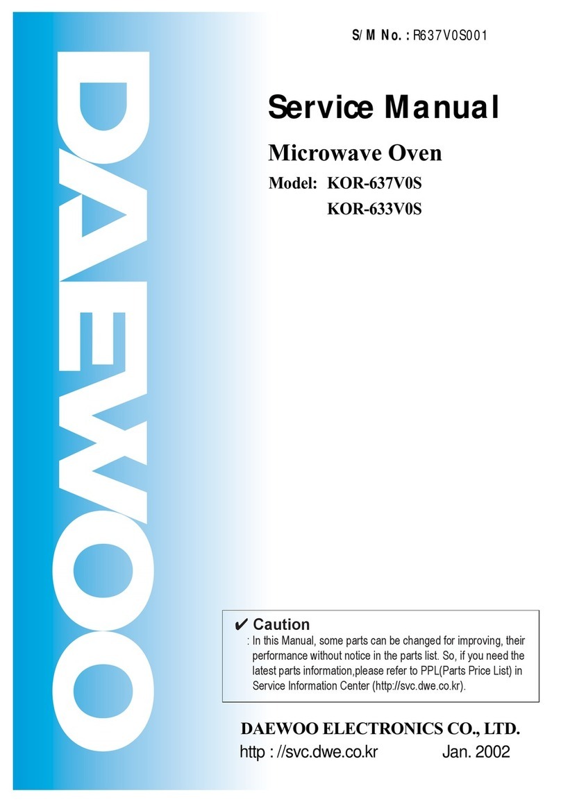 Daewoo KOR-637V0S Service manual