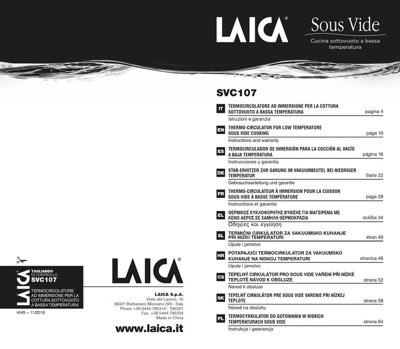 Laica SVC107 Installation guide