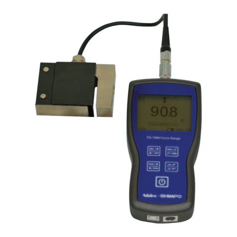 Shimpo FG-7000L-M-100 Operation manual Shimpo FG-7000L-M-100 Operation manual