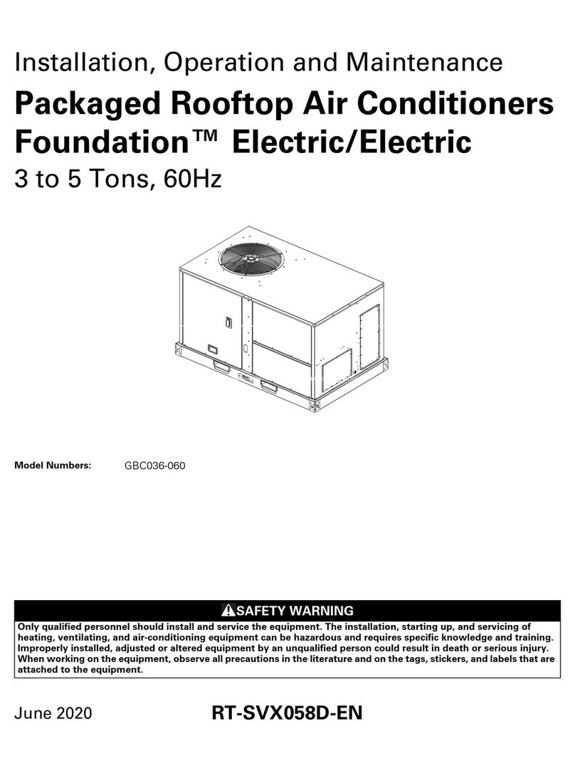 Trane GBC036-060 User manual