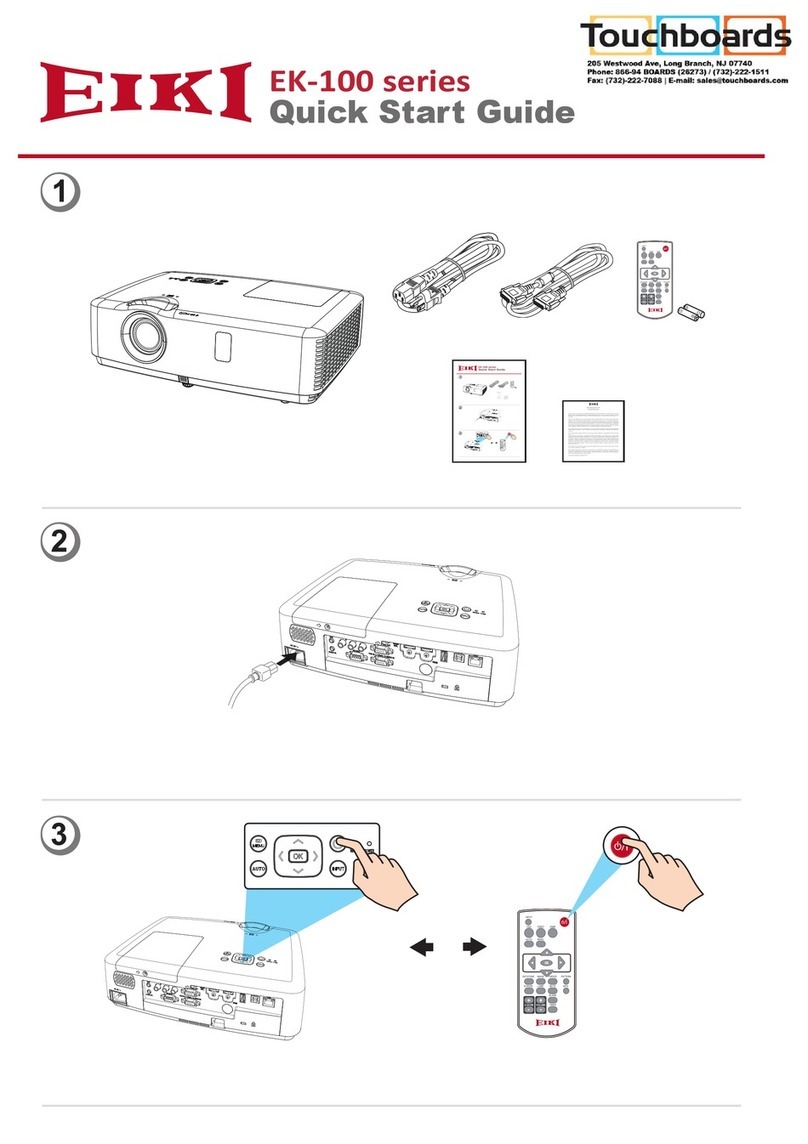 Eiki EK-100 series User manual