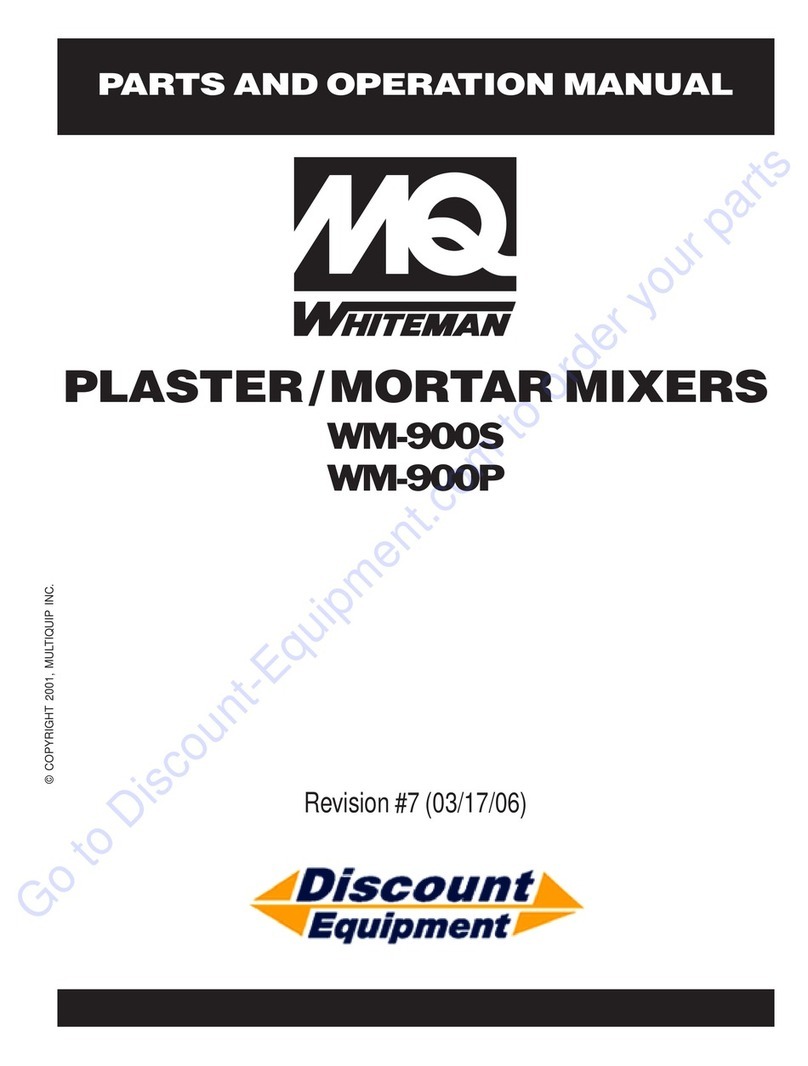 MQ Whiteman WM-900S User manual