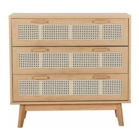 fantastic furniture Java Dresser 3 Drawer manual fantastic furniture Java Dresser 3 Drawer manual