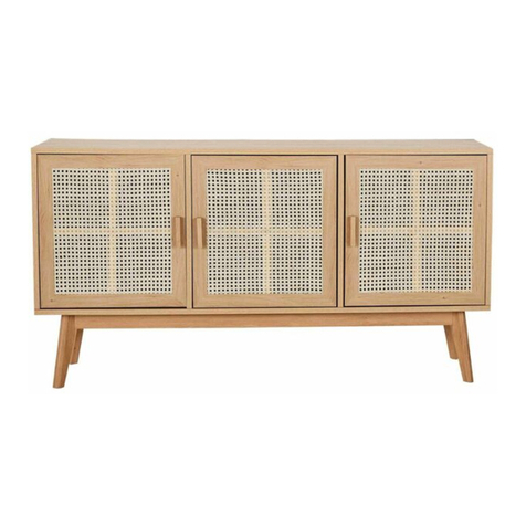 fantastic furniture Java Buffet 3 Door manual