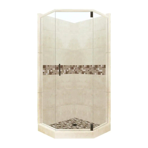 American Bath Factory Sistine Stone Neo Angle installation guide