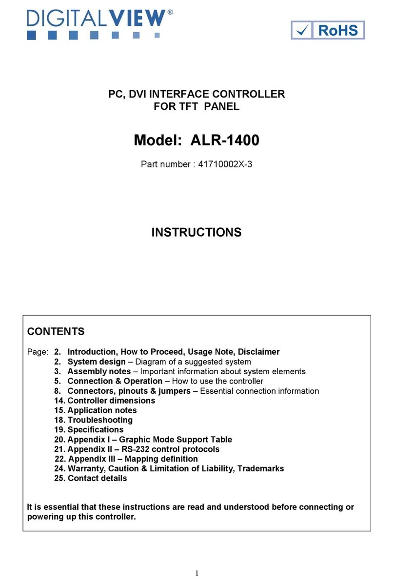 digitalview 41710002X-3 User manual