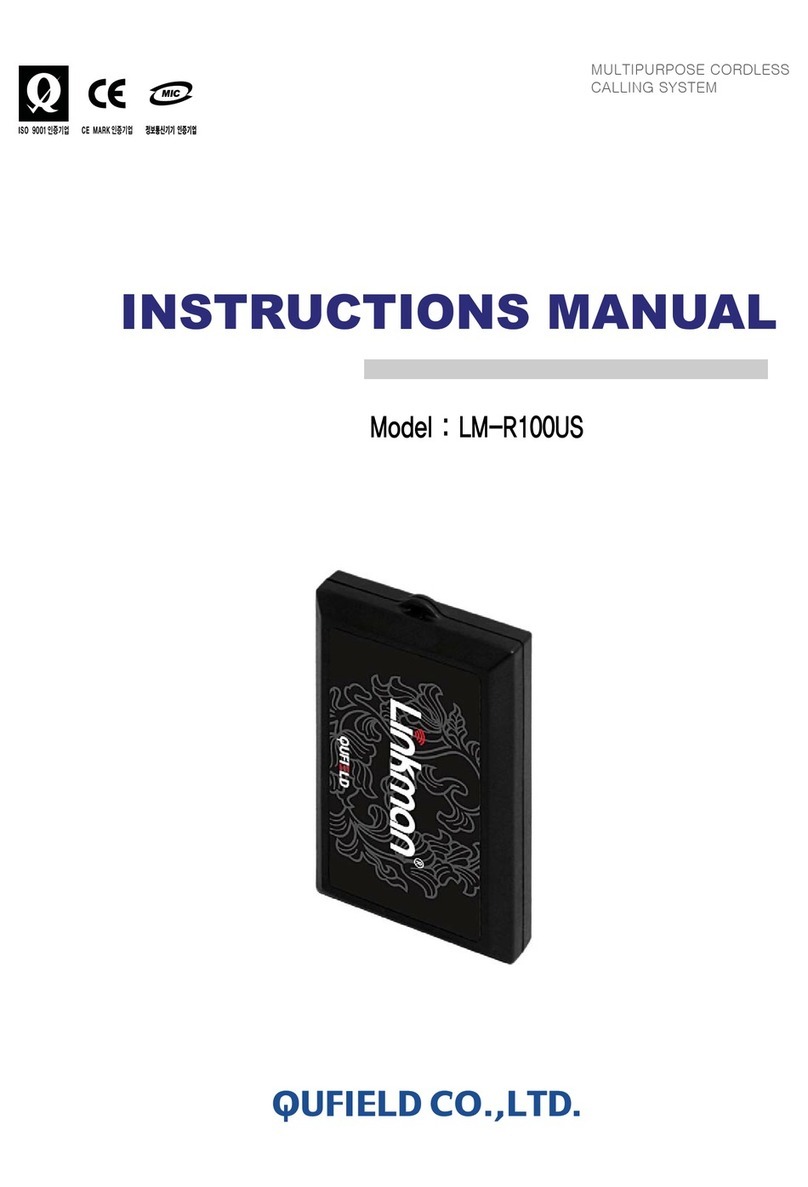 Qufield Linkman LM-R100US User manual